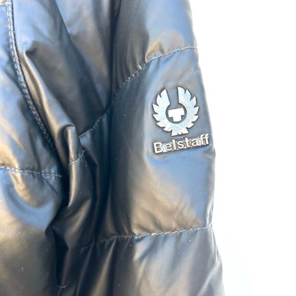 Belstaff Silver Label Y2K Men’s Goose Down Puffer Jacket Winter Black 48 Medium - Picture 9 of 14